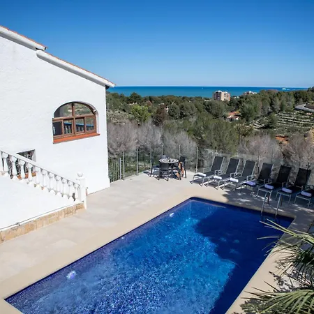 Leon En Denia, Vacaciones Con Barbacoa En Terraza, Piscina Privada Y Vistas Al Mediterraneo By Family Homes ヴィラ デニア