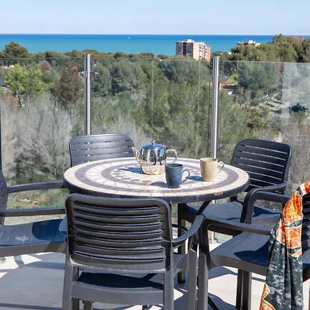 Leon En Denia, Vacaciones Con Barbacoa En Terraza, Piscina Privada Y Vistas Al Mediterraneo By Family Homes * デニア